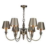 David Hunt Lighting Dickens 6 Light Bronze DIC0663